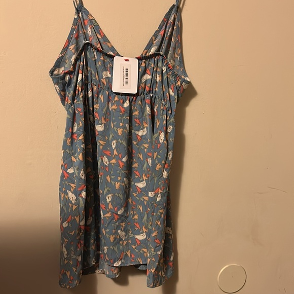 Perfectly Priscilla Blue & Orange Blouse Size S - Picture 4 of 15